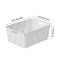 thumbnail image 3 of Yhmxh Closet Organizers and Storage Storage Basket Plastic Storage Basket Storage Basket Tabletop Miscellaneous Items Snack Storage Frame Bath Basket Vegetable Basket Kitchen Storage Box A Boxs, 3 of 9