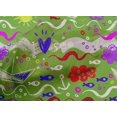 thumbnail image 5 of oneOone Cotton Cambric Green Fabric Ocean Life Sewing Craft Projects Fabric Prints By Yard 42 Inch Wide, 5 of 5