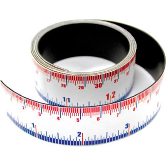 Master Magnetics 07286 1 x 1 in. Magnetic Measuring Tape