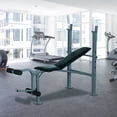 thumbnail image 2 of Soozier Banc d'Haltérophilie à Inclinaison et Déclin avec Extension des Jambes et Support pour Barre, Banc Réglable pour Musculation, 2 of 9