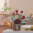 thumbnail image 3 of simhoa Tabletop Christmas Tree Art Crafts Christmas Gift for Living Room Shelf Slice, 3 of 6