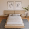 thumbnail image 3 of Nexera Napa 4-Piece Platform Bedroom Set With Floating Nightstand, 3 of 8