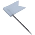 thumbnail image 1 of 100 Flag Shape Map Pins Cork Notice Board Drawing Pins Push Pin White, 1 of 8