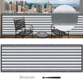 thumbnail image 3 of MesaSe Balcony Privacy Screen 95% Shading UV-Resistant Fence Screen Heat Resistant Outdoor Privacy Screen with Rope Protection, 3 of 4