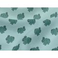 thumbnail image 4 of oneOone Viscose Jersey Fabric Rabbit Block Print Sewing Fabric BTY 60 Inch Wide, 4 of 5