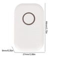 thumbnail image 3 of TACILIP Mini Dispositif de Suivi Clé Anti-Perte Localisateur de Téléphone Mobile Portefeuille Article Perdu Détecteur Intelligent Bluetooth IOS Android Détecteur, Cadeaux pour Hommes, 3 of 6