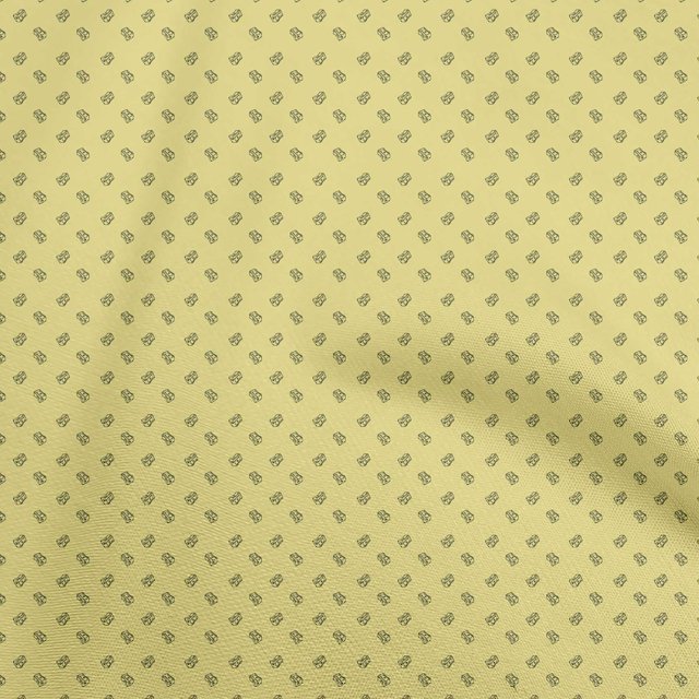 oneOone Viscose Chiffon Medium Yellow Fabric Retro Sharpner Sewing Material Print Fabric By The Yard 42 Inch Wide
