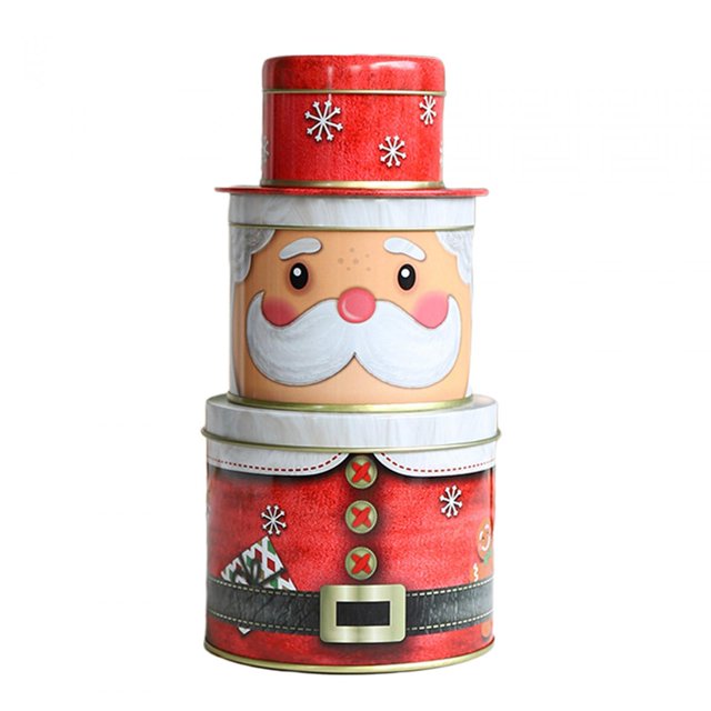 Xmas Candy Box Xmas Treat Boxes Holiday Gift Boxes Cute Chocolate Tinplate Boxes Santa Small