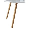 thumbnail image 4 of Convenience Concepts Oslo Round Coffee Table, Glossy White, 4 of 5