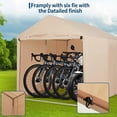 thumbnail image 4 of Edtara Bike Storage Shed, Waterproof Protection, Blocks 98% UV Rays, Fits up to 6 Bicycles, Heavy Duty Awning-Style Garage with Extra Replacement Covers for Outdoor Use, 4 of 7