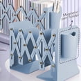 thumbnail image 4 of Qocolhg Deals of The Day! Retractable Book Stand With Brush Pot Bookshelf Integrated Desktop Storage Rack Student Baffle Book Clip Folding Fixed, Christmas Birthday Gifts, Home Essentials!, 4 of 6
