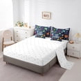 thumbnail image 3 of Chemistry Bed in a Bag King 7 Pieces,Colorful Chemical Test Tube Comforter Set Reversible Science Equation Design,Ultra Soft & Breathable Bedding Sets with Comforter,Sheets,Pillowcases & Shams, 3 of 5