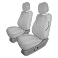 thumbnail image 3 of FH Group Custom Fit Neoprene Car Seat Covers for 2022-2024 Nissan Frontier Solid Gray Full Set, 3 of 9