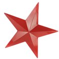 thumbnail image 2 of Hanging Decoration Iron Five-Pointed Star Wall Art Large Metal Wall Decor, 2 of 5