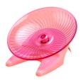 thumbnail image 1 of Hamster Wheel Running Wheel Durable Jogging Wheel Toy, Training Platform Rotating Disc Roller for Rats Hedgehog Small Animals Pink red, 1 of 8