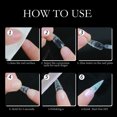 thumbnail image 3 of FSTDelivery Personal Care & Beauty Products Deals! Manicure Glazed Nails Fake Nails Boxed Transparent Trapezoidal Long Pointed Concave Crystal Nails, Christmas Birthday Gifts for Women on Clearance, 3 of 3