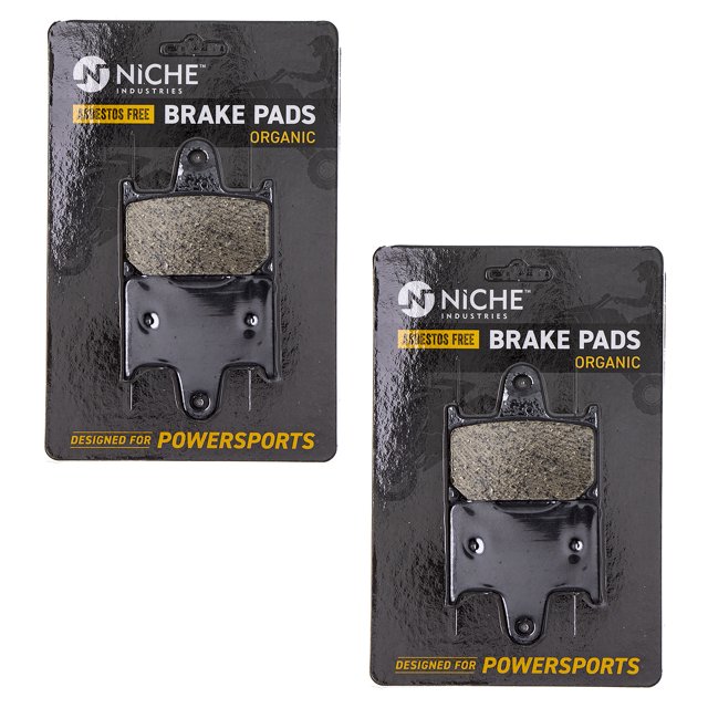 Niche Rear Brake Pad Set for Suzuki GSXR1000 Organic Motorcycle 2 Pack 519-KPA2417D