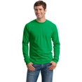 thumbnail image 3 of Gildan Adult L/S T-Shirt in Irish Green - Large, 3 of 7
