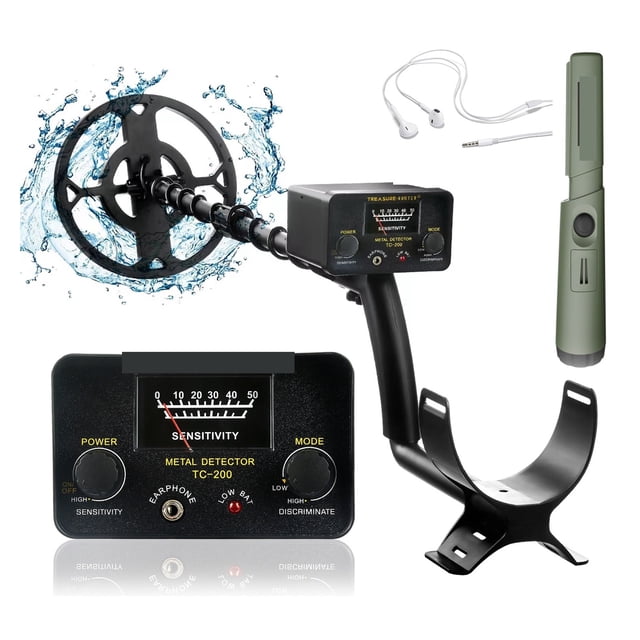 Metal Detector Waterproof Detector De Metales Profesional Pinpointing For Treasure Search Underground Gold Iron ,Easy to Install
