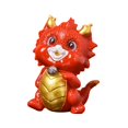 thumbnail image 3 of Resin Chinese Dragon Statue Souvenirs Cute for Bookshelf Entryway Home Decor B, 3 of 8