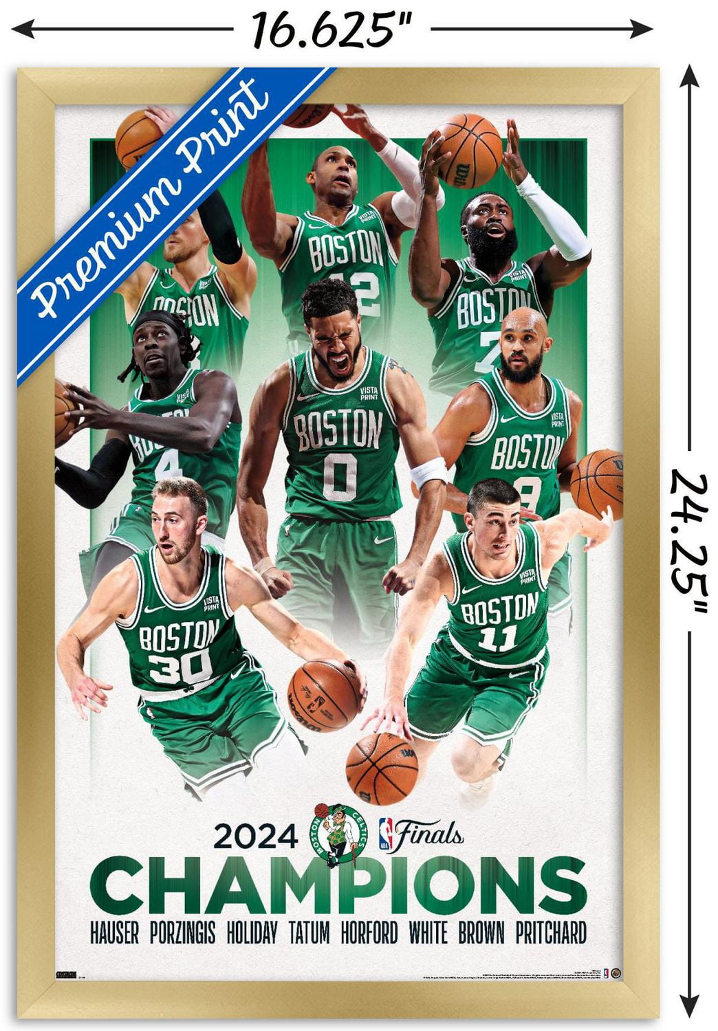 NBA Boston Celtics – Champions de la finale NBA 2024