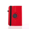 thumbnail image 1 of Étui de Protection Universelle pour Tablette pc en Cuir, Étui Pivotant à 360° 7 8 10 Pouces, Boîtier Ajustable pour lenovo Huawei teclast Rouge 10 Pouces, 1 of 6