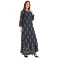 thumbnail image 2 of Phagun Ensemble Kurti et Jupe Ethnique Indien en Coton pour Femmes Tenue de Fête Robe Imprimée Tenue Traditionnelle, 2 of 7