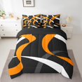 thumbnail image 2 of Erosebridal Geometric Stripe Bedding Sets Twin Size,Abstract Artwork Comforter Sets with Sheets,Geometry Lines Decor,Reversible,7pcs, 2 of 5