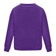 thumbnail image 4 of Birdeem Mode Femmes Décontracté Uni Manches Longues Chandail Chandail en Molleton Blouse Tops, 4 of 5