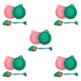 thumbnail image 1 of Langgg Sealed Preservation Cap With Convenient And Portable Canned Lid Easy To Clean Cute Practical green+spoon+pink 5Set, 1 of 6