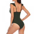 thumbnail image 2 of Maillot de Bain une Pièce pour Femmes, Volants, Texturé, Plage, 2 of 5