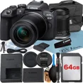 thumbnail image 1 of Canon EOS R10 Mirrorless Camera with RF-S 18-150mm Lens + 64GB Memory Card + Case + ZeeTech Accessory Bundle, 1 of 5