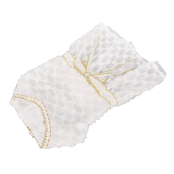 Dog Bow Dress, Princess Dog Dress Comfortable Lovely White For Pet Outfits XS,S,M,L,XL