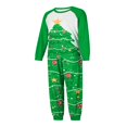 thumbnail image 4 of Christmas Family Pajamas Matching Set Christmas Tree Print Holiday Loungewear Sleepwear PJs, 4 of 7