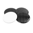 thumbnail image 2 of Unique Bargains Carbon Fiber Style Car Emblem Wheel Rim Center Hub Cap Sticker Clear Resin 4pcs, 2 of 4