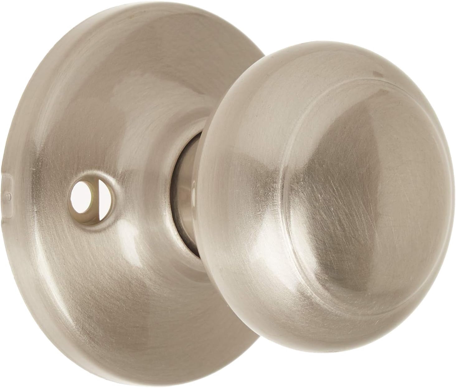 Troy Matte Front Door Knob with Lock and Key Exterior/Interior Door Handles with Lock Keyed Entry Door Knobs for Front Door Bedroom Bathroom & Office Traditional Home Décor