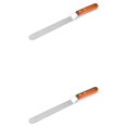 thumbnail image 2 of mmirethe Frosting Spatula Multifunctional Tool For Cake Decoration Multifunction Best Helper Offset Spatula Scimitar 10in 2Set, 2 of 6