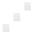 thumbnail image 1 of Wweixi Eye Face Gems Rhinestone Stickers Beads No Glue Eyebrow Rainbow Makeup Jewelry Accessory DIY Decorations Wedding White 3Set, 1 of 6