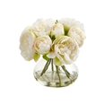 thumbnail image 1 of Nearly Natural Peony - Artificial flower arrangement - white, 1 of 3
