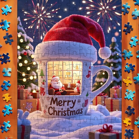 TIELUTT Scene Puzzle for Kids and Adults Festive Holiday Family Activity Educational Brain Teaser Game with 1000 Quality Challenging Artwork Yesteryear 90600 30s Laye 1000pc