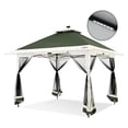 thumbnail image 1 of Suntime 12 x 12 Instant Pop Up Solar Light Screen Canopy Tent Cover, Green, 1 of 8