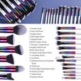 thumbnail image 4 of BS-MALL Makeup Brushes Makeup Tools Kit Premium Synthetic Powder Foundation Contour Concealers Lip Brushes Set 18 Pcs, 4 of 6