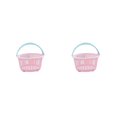 thumbnail image 4 of mmirethe Panier de Rangement Grande Capacité - pour Ranger Commodément Divers Articles et Rose Clair Circulaire 2ensemble, 4 of 6