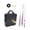 Silver, variant on Milaget Clock Mechanism Kit Easy to Install DIY Repair for Mantel Living Room Gold