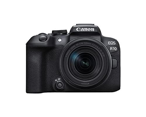 Canon EOS R10 Mirrorless Camera with 18-150mm Lens, 24.2MP APS-C Digital Camera, 4K Video (International Model)