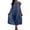 Blue, variant on Satin Nightgowns for Women - Soft & Breathable Long Night Gowns - Women’s Cap Sleeve Lace Gown Elegant Sleepwear - Loose Casual Pajams Dress Night Shirt Beige Free Size