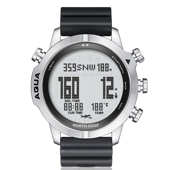 NORTH EDGE Wristwatches,WatchWatches Men's North Dive Men's Dive Altimeter Barometer Watch With Dive Computer Wrist Watches With Compass Altimeter Alloy Differential Lock - Essential Divers