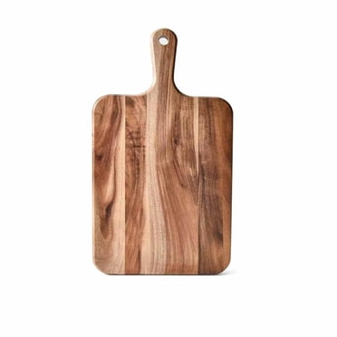 Dvkptbk Cutting Board Wooden Circular Cutting Boards and Handle Cutting Boards for Meat, Cheese Boards, Vegetables, Bread, and - Decorative Wooden Service Boards for Kitchens An Kitchen Essentials