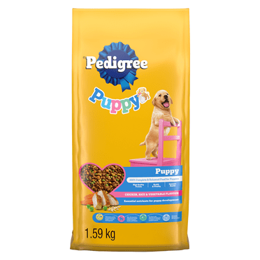 Pedigree Puppy Dry Dog Food Chicken, Rice & Vegetable Flavour 1.59KG