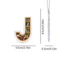 thumbnail image 5 of 26 Letter Acrylic Keychain Pendant for Books, 5 of 5